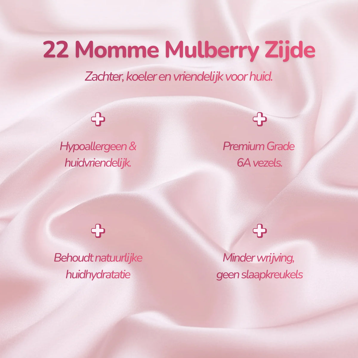 3D-Seiden-Schlafmaske – Soft Pink