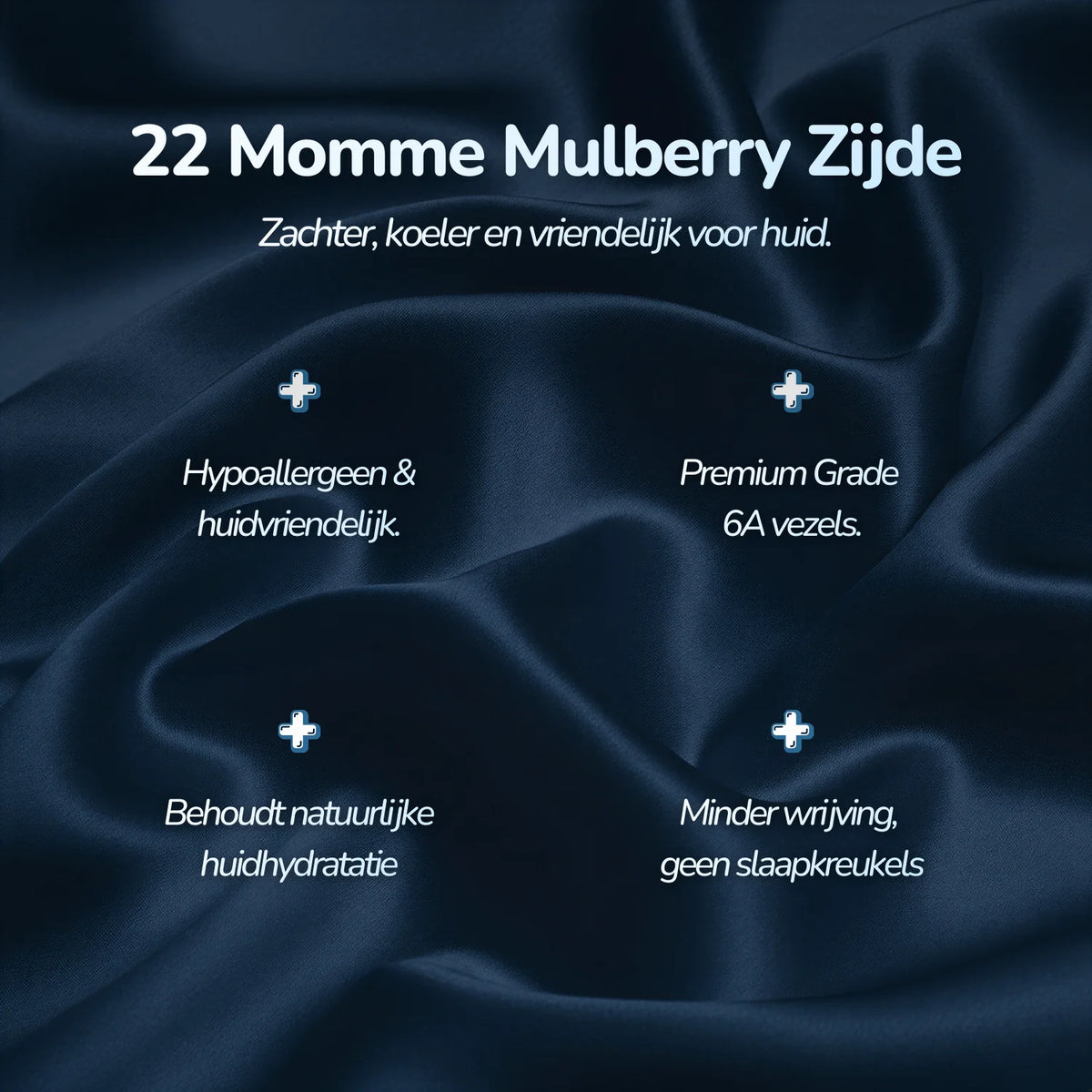 3D-Seiden-Schlafmaske – Midnight Navy