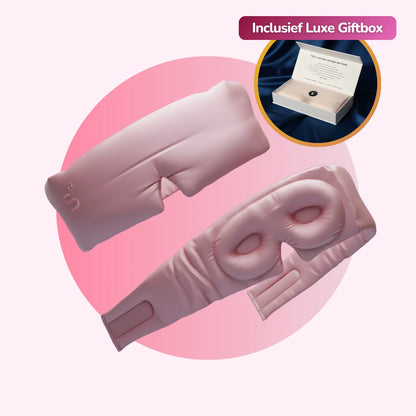 3D-Seiden-Schlafmaske – Soft Pink