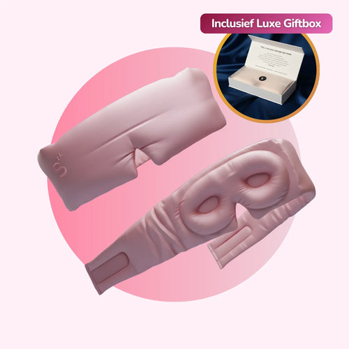 3D-Seiden-Schlafmaske – Soft Pink