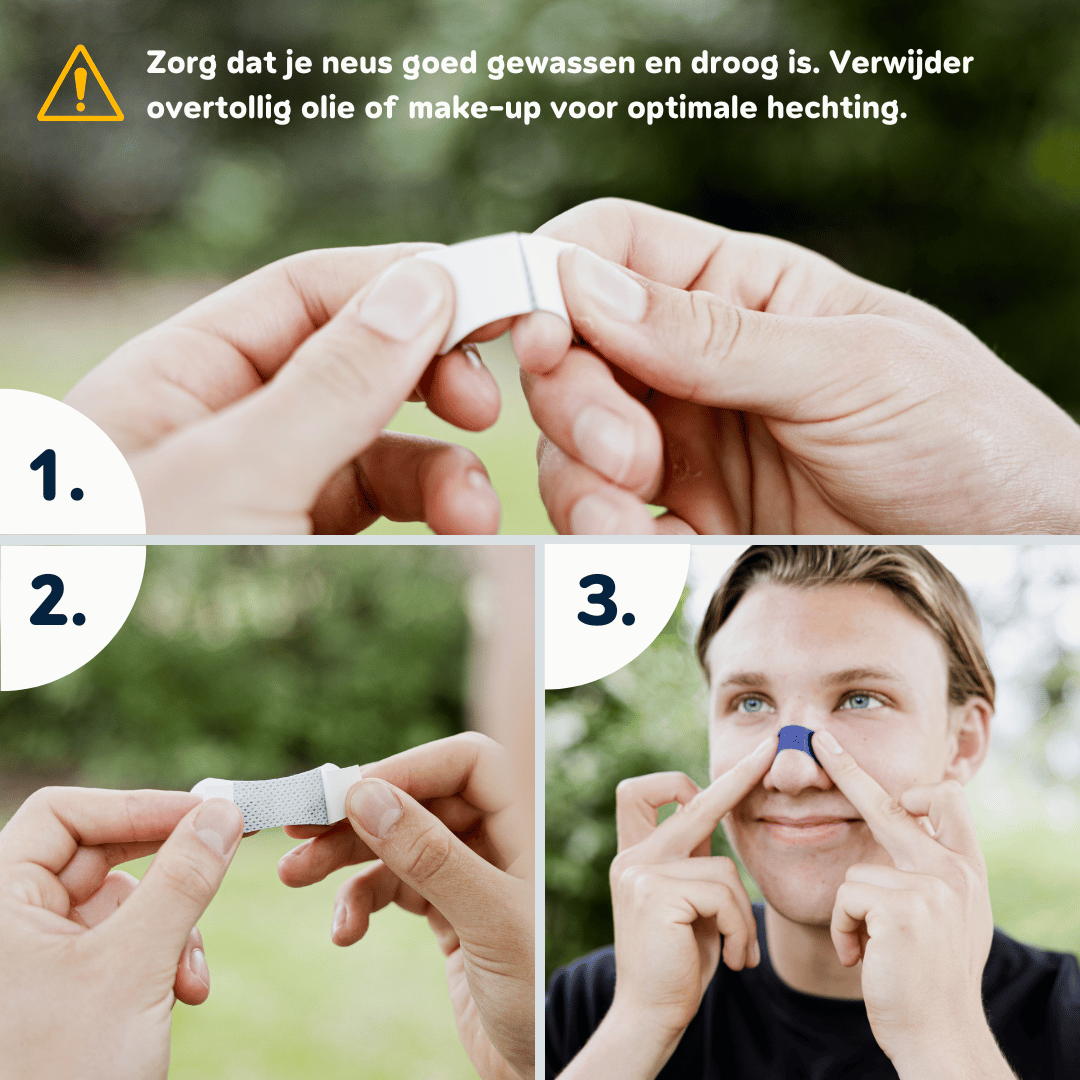 Nasenpflaster Classic – für den Schlaf | Blau