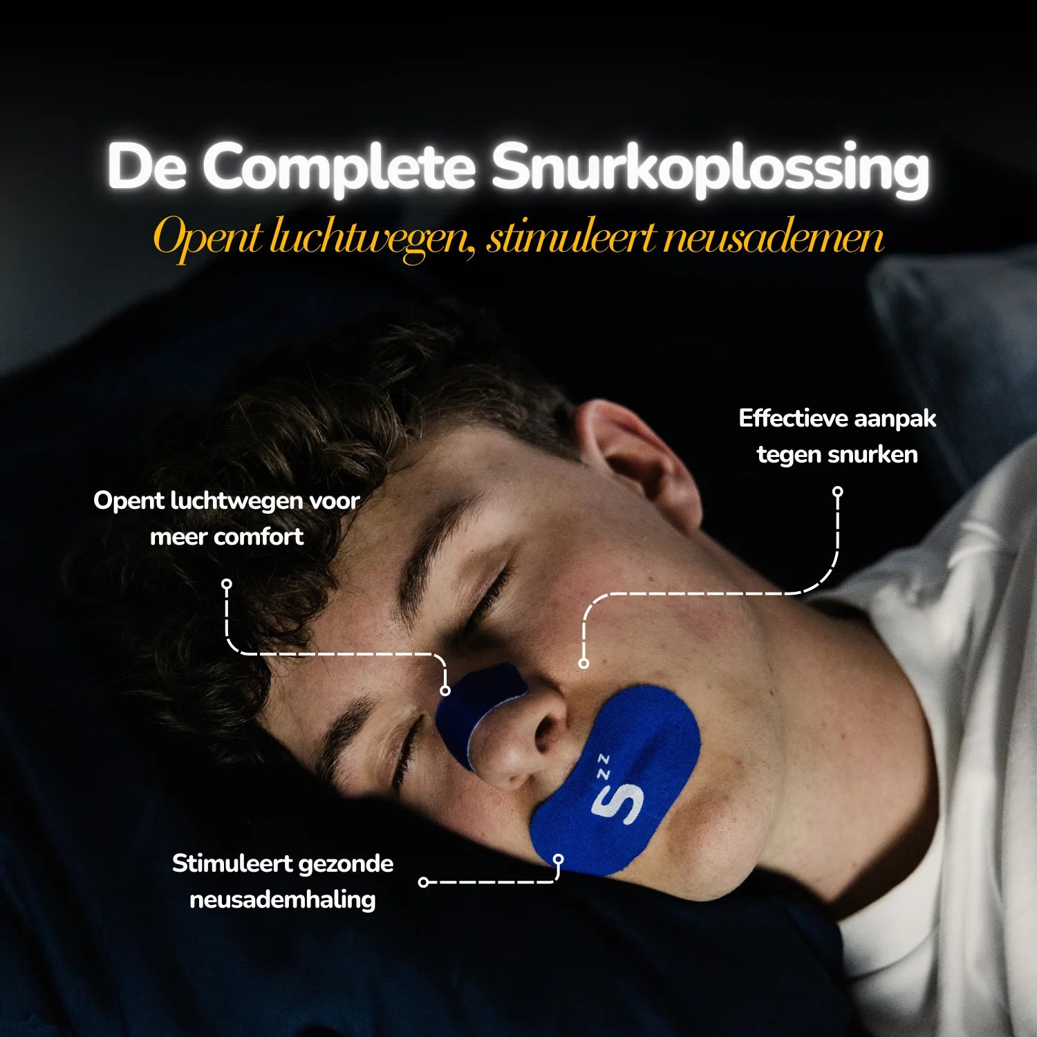 Deep Sleep Duo – Mundpflaster & Nasenpflaster | Blau