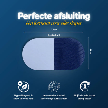 Deep Sleep Duo – Mundpflaster & Nasenpflaster | Blau