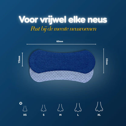 Deep Sleep Duo – Mundpflaster & Nasenpflaster | Blau