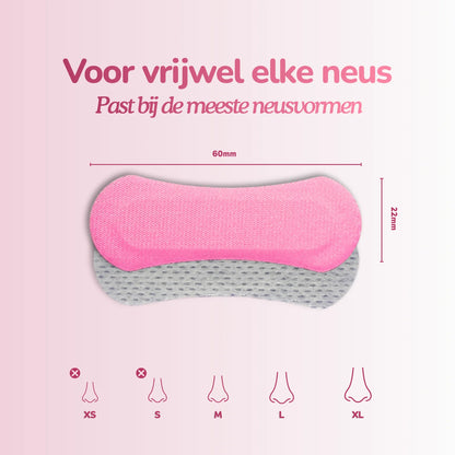 Deep Sleep Duo - Mundtape & Nasenstrips - Rosa