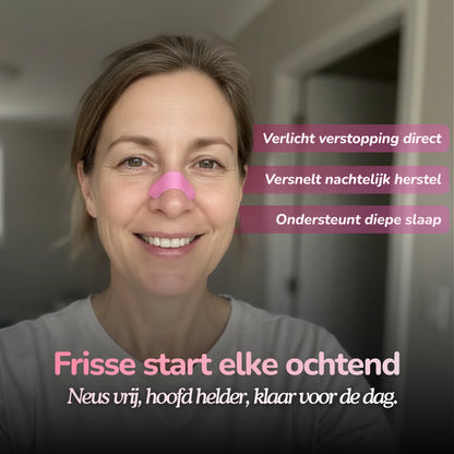 Rosa Nasenstrips - Klassisch
