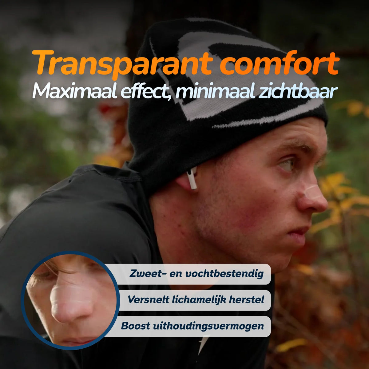 Transparente Nasenpflaster – für Schlaf & Sport