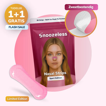 Sport Nasenstrips - Schweißbeständig | Rosa