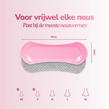 Sport-Nasenstrips - Einstiegsmodell | Rosa