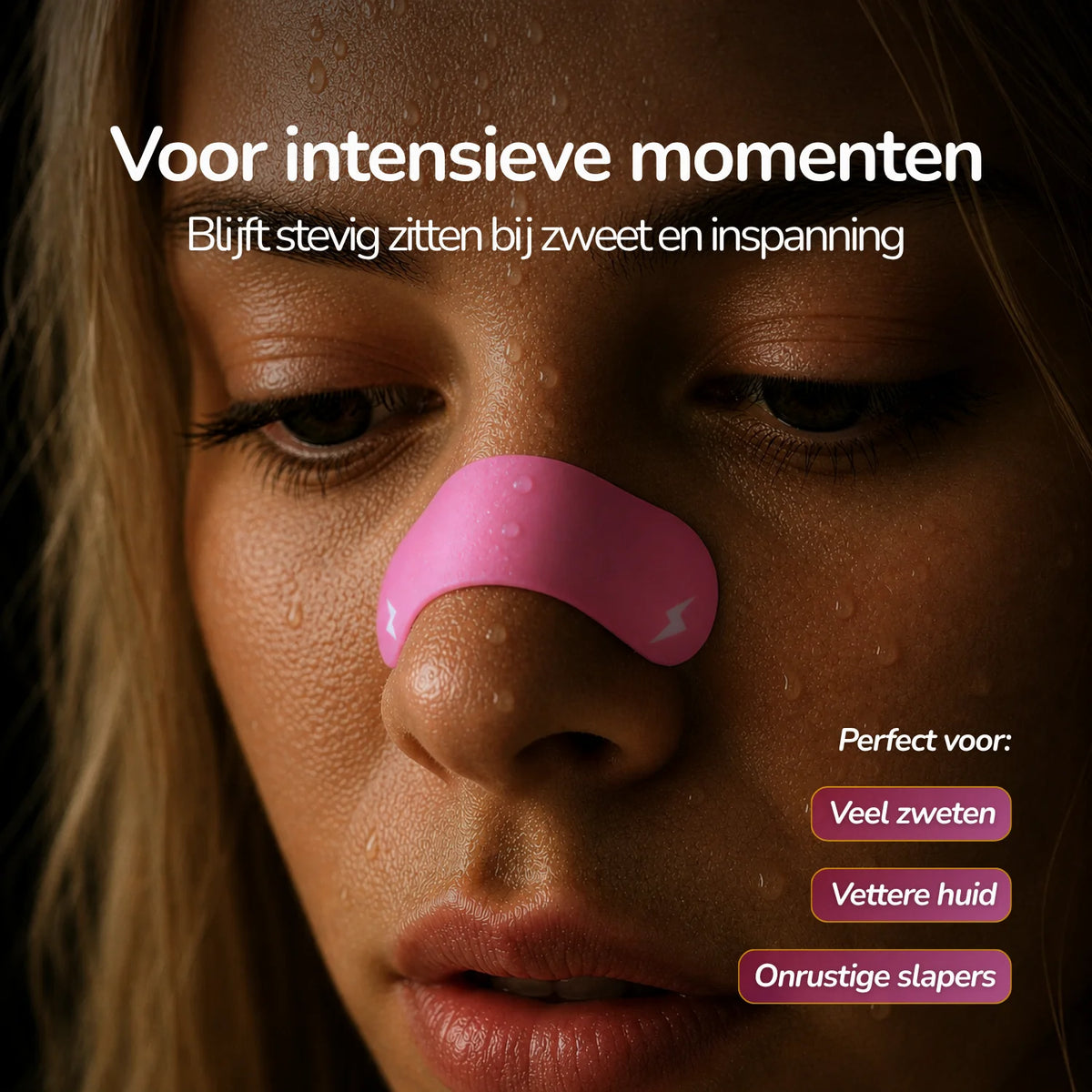 Sport-Nasenstrips - Einstiegsmodell | Rosa