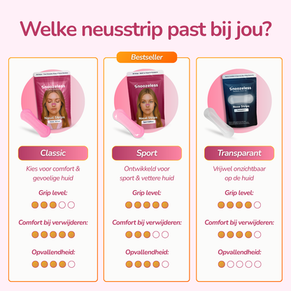 Sport-Nasenstrips - Einstiegsmodell | Rosa